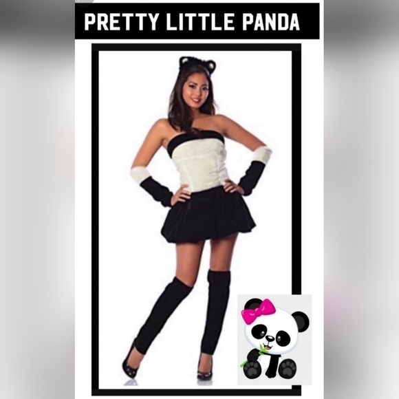 Delicious Other - DELICIOUS BRAND "PRETTY LITTLE PANDA!" WOMENS PANDA COSTUME SIZE S/M NEW!